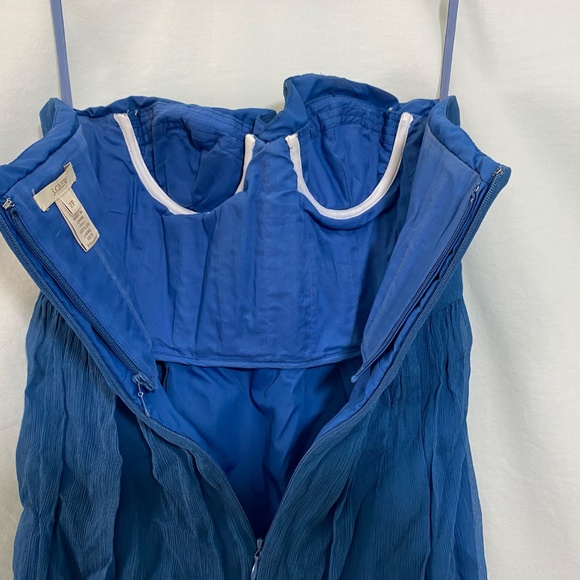 J. Crew Strapless Blue Dress - Picture 13 of 15